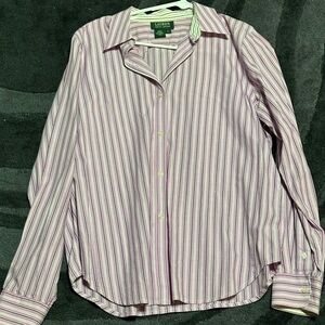 SOLD!!! Women’s Large Ralph Lauren Long Sleeve Button Down Shirt